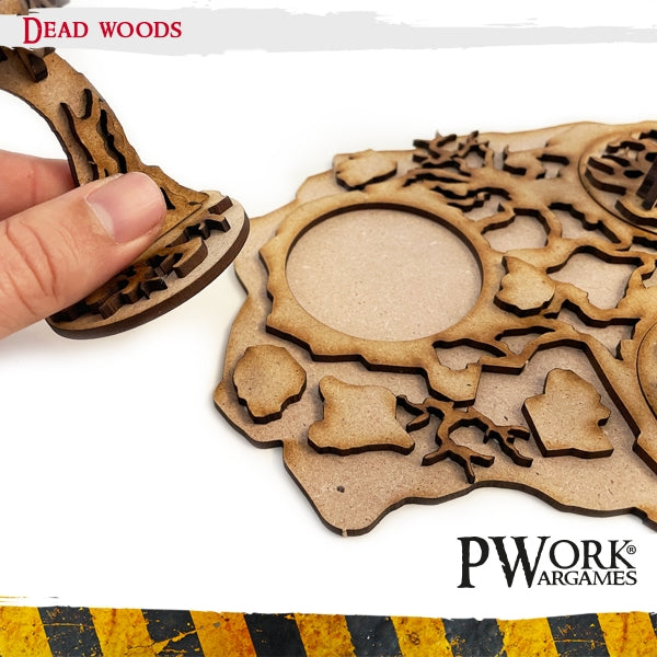 PWork - Dead Woods - MDF Terrain Scenery