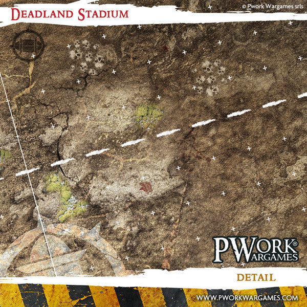 PWork - Blood Bowl - Deadland Stadium - Fantasy Football Mat