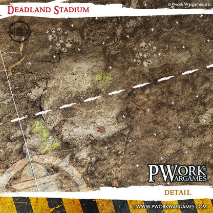 PWork - Blood Bowl - Deadland Stadium - Fantasy Football Mat