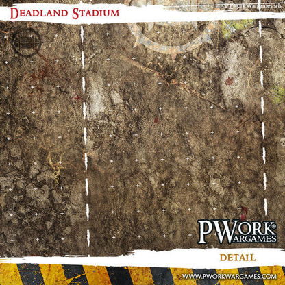 PWork - Blood Bowl - Deadland Stadium - Fantasy Football Mat