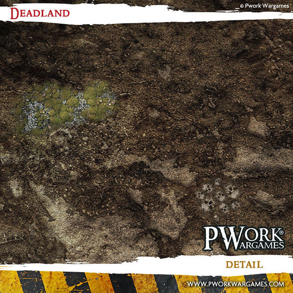 PWork - Deadland - Wargames Terrain Mat - 4X6'