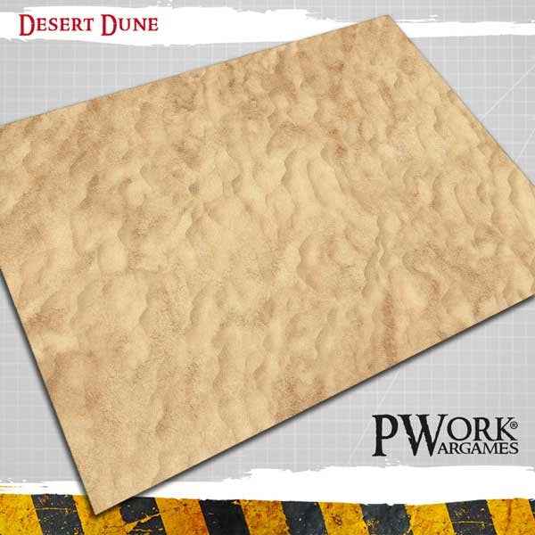PWork - Desert Dune - Wargames Terrain Mat - 4X4'