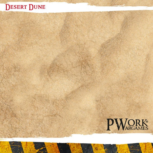 PWork - Desert Dune - Wargames Terrain Mat - 3X6'