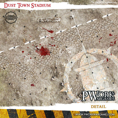 PWork - Blood Bowl - Dust Town Stadium - Fantasy Football Mat