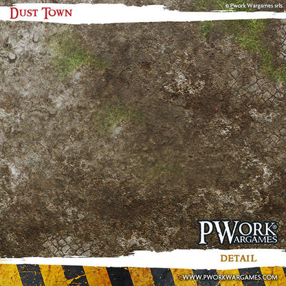 PWork - Dust Town - Wargames Terrain Mat - 44X30"