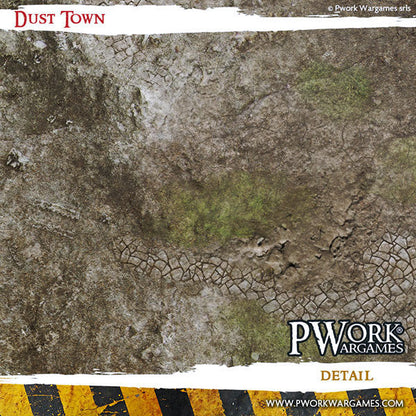 PWork - Dust Town - Wargames Terrain Mat - 3X4'