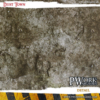 PWork - Dust Town - Wargames Terrain Mat - 44X30"