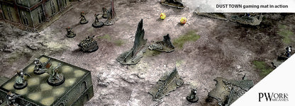 PWork - Dust Town - Wargames Terrain Mat - 4X6'