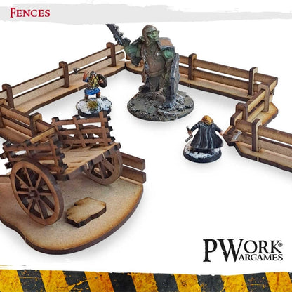 PWork - Fences - MDF Terrain Scenery