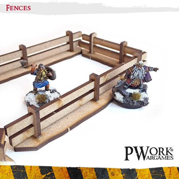 PWork - Fences - MDF Terrain Scenery