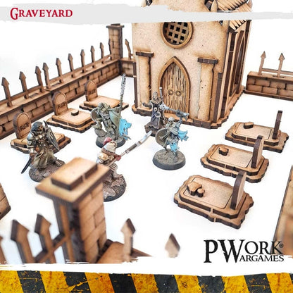PWork - Graveyard - MDF Terrain Scenery