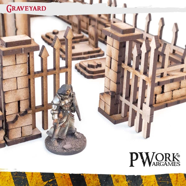 PWork - Graveyard - MDF Terrain Scenery