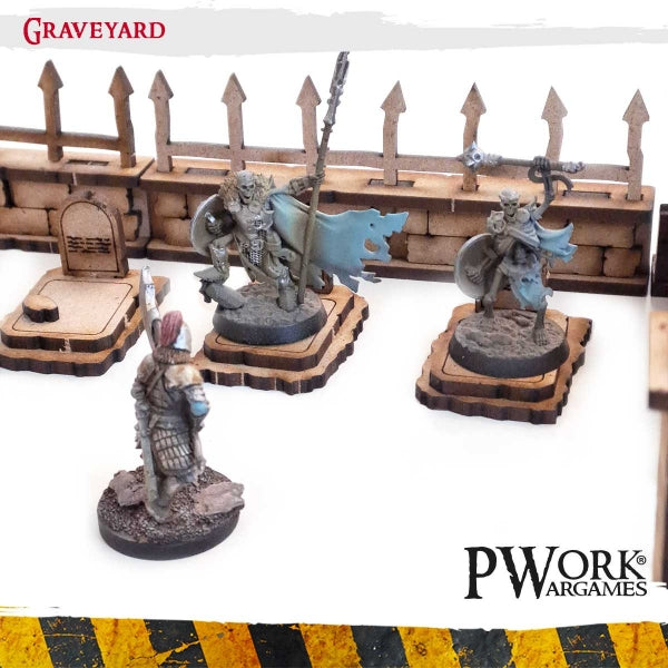 PWork - Graveyard - MDF Terrain Scenery