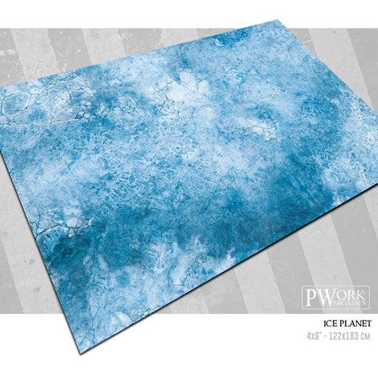 PWork - Ice Planet - Wargames Terrain Mat - 4X6'