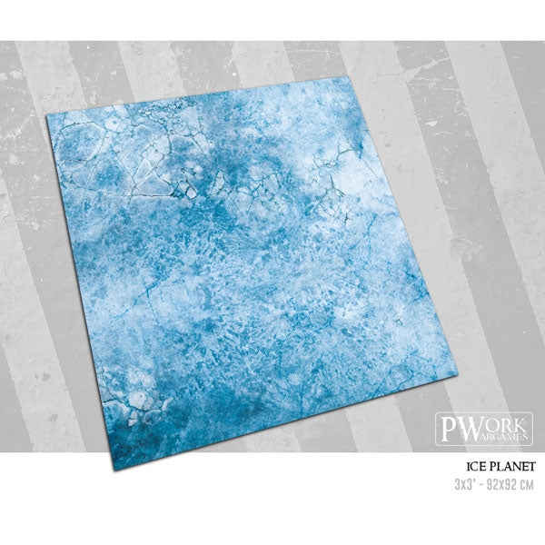 PWork - Ice Planet - Wargames Terrain Mat - 44X90"