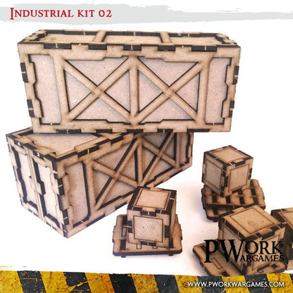 PWork - Industrial 02 - MDF Terrain Scenery