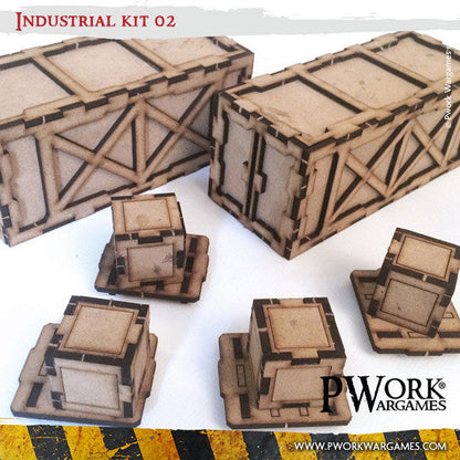 PWork - Industrial 02 - MDF Terrain Scenery