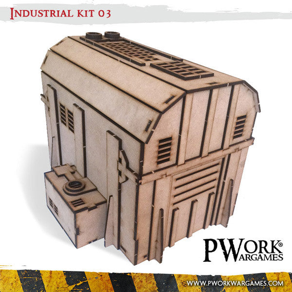 PWork - Industrial 03 - MDF Terrain Scenery – Monkey Factory
