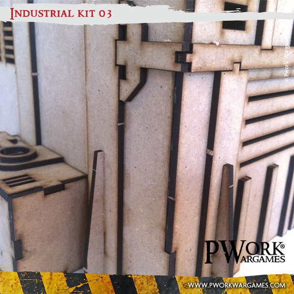 PWork - Industrial 03 - MDF Terrain Scenery