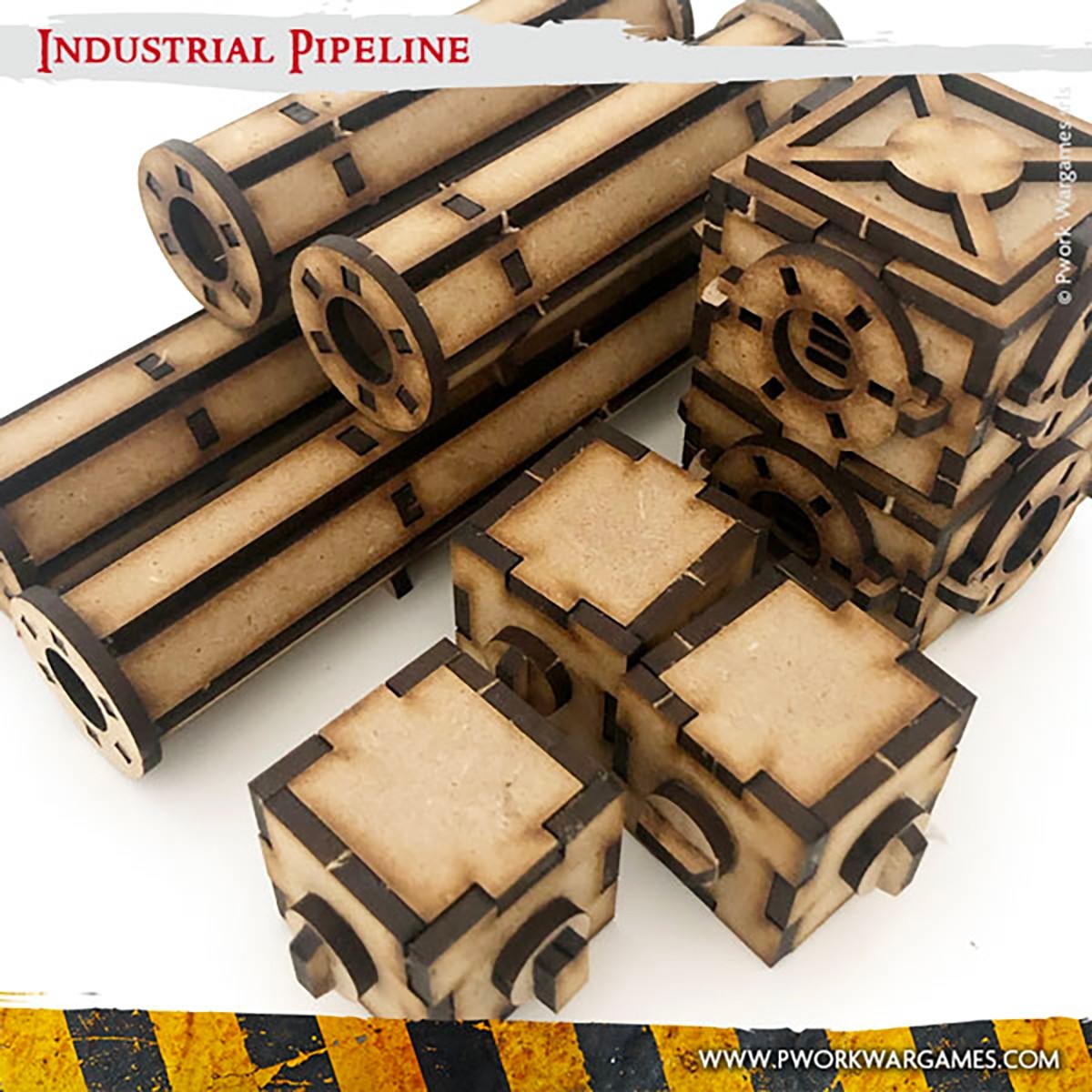 PWork - Industrial Pipeline - MDF Terrain Scenery