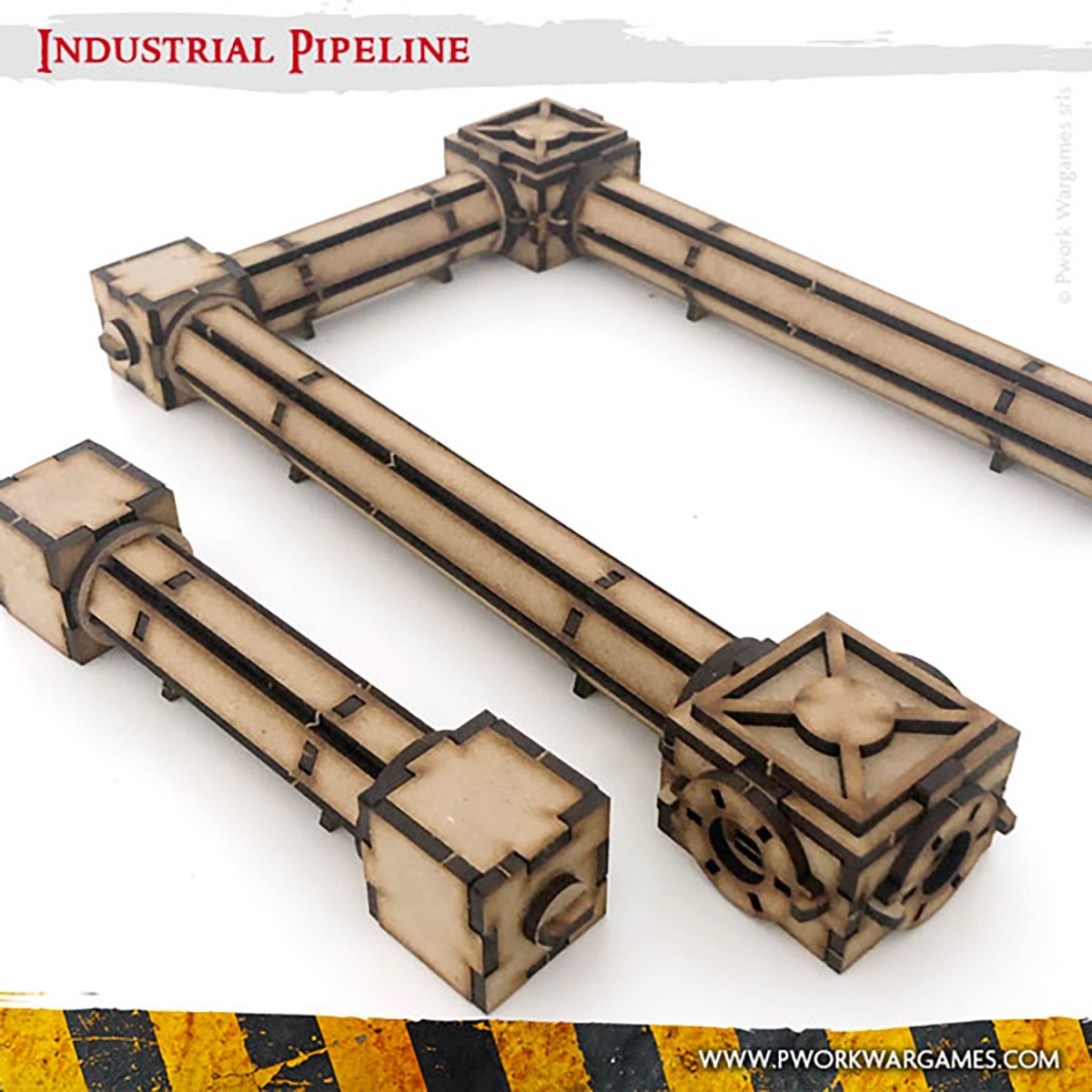 PWork - Industrial Pipeline - MDF Terrain Scenery – Monkey Factory