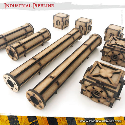 PWork - Industrial Pipeline - MDF Terrain Scenery
