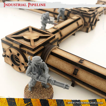 PWork - Industrial Pipeline - MDF Terrain Scenery