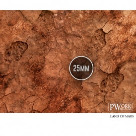 PWork - Lands of Mars - Wargames Terrain Mat - 4X6'