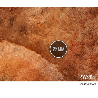 PWork - Lands of Mars - Wargames Terrain Mat - 3X6'