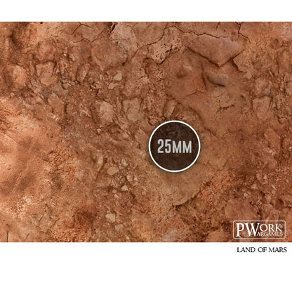 PWork - Lands of Mars - Wargames Terrain Mat - 4X4'