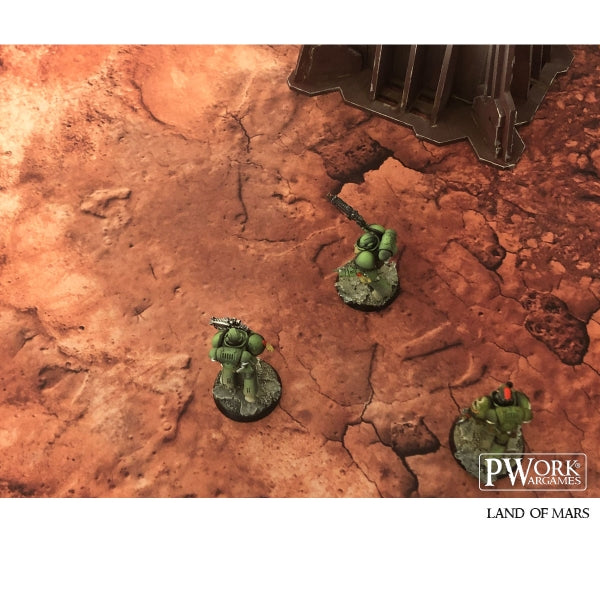 PWork - Lands of Mars - Wargames Terrain Mat - 3X6'
