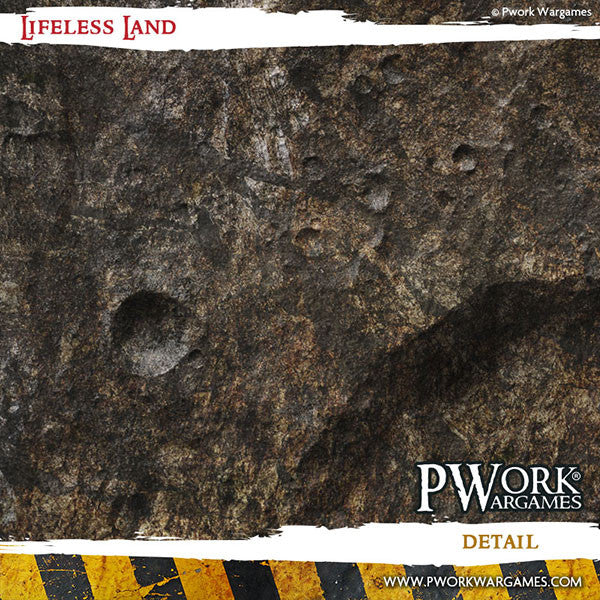 PWork - Lifeless Land - Wargames Terrain Mat - 4X4'
