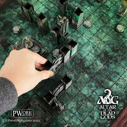 PWork - Altar of the Dead Gods - Lost Temple - Game Mat