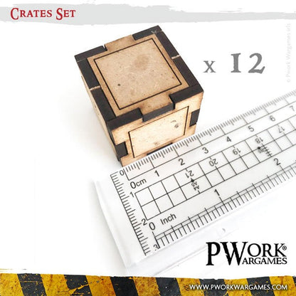 PWork - Crates Set - MDF Terrain Scenery