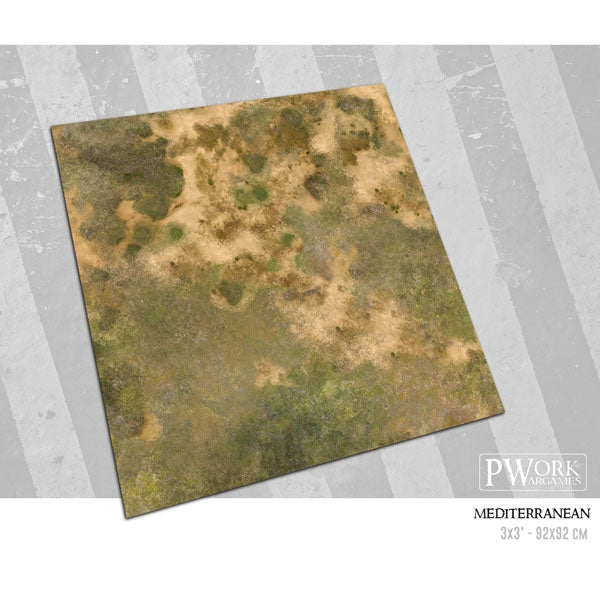 PWork - Mediterranean - Wargames Terrain Mat - 44X60"