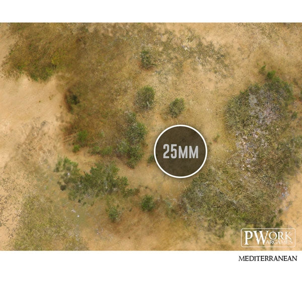 PWork - Mediterranean - Wargames Terrain Mat - 3X3'