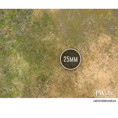 PWork - Mediterranean - Wargames Terrain Mat - 3X3'