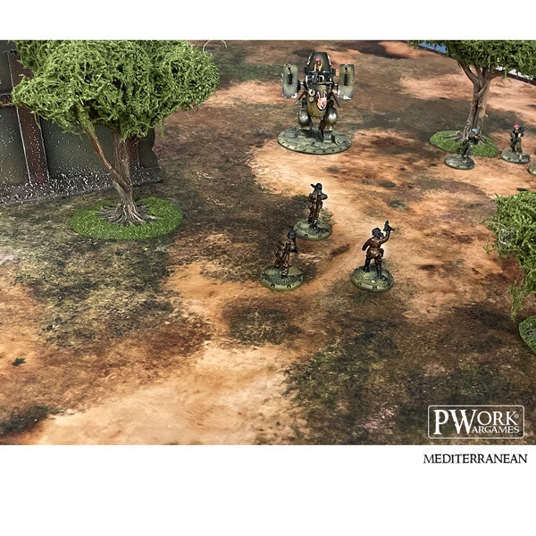 PWork - Mediterranean - Wargames Terrain Mat - 4X6'