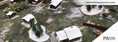PWork - North Pass - Wargames Terrain Mat - 22X30"