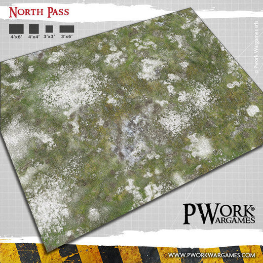 PWork - North Pass - Wargames Terrain Mat - 44X30"