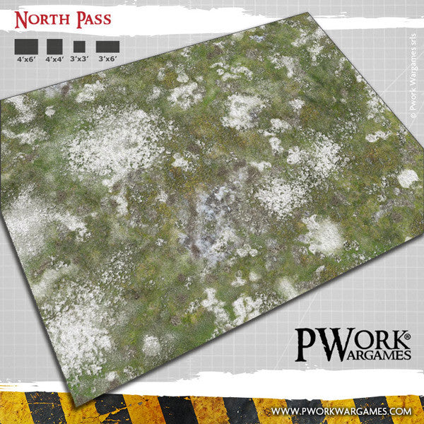 PWork - North Pass - Wargames Terrain Mat - 44X60"