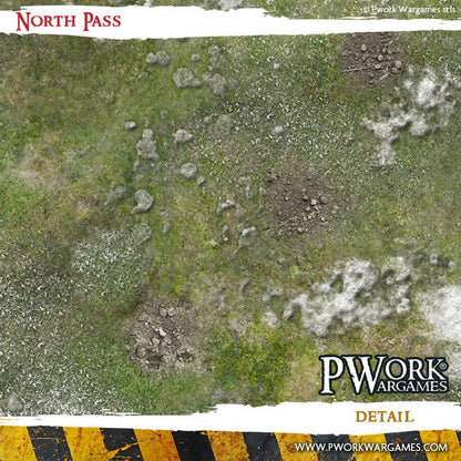 PWork - North Pass - Wargames Terrain Mat - 22X30"