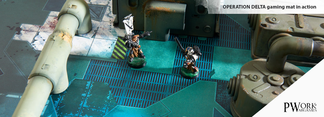 PWork - Operation Delta - Wargames Terrain Mat - 3X6'