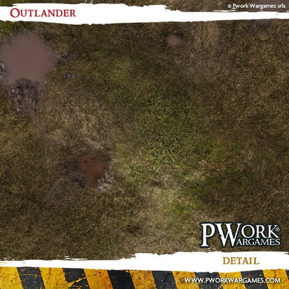 PWork - Outlander - Wargames Terrain Mat - 3X6'