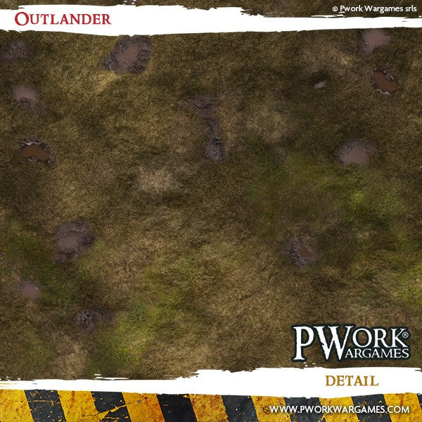 PWork - Outlander - Wargames Terrain Mat - 3X6'