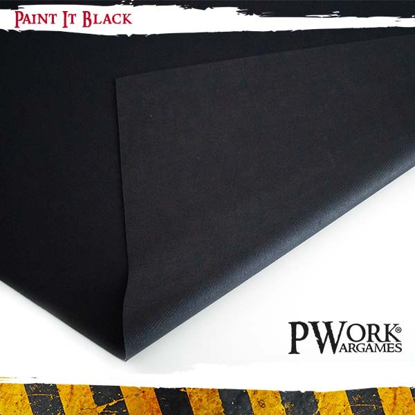 PWork - Paint It Black - Tabletop Board Game Mat - 3X3'