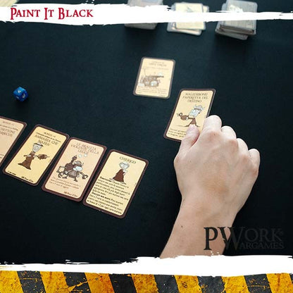 PWork - Paint It Black - Tabletop Board Game Mat - 22X30"