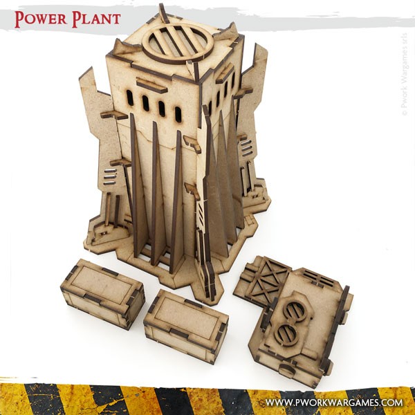 PWork - Power Plant - MDF Terrain Scenery