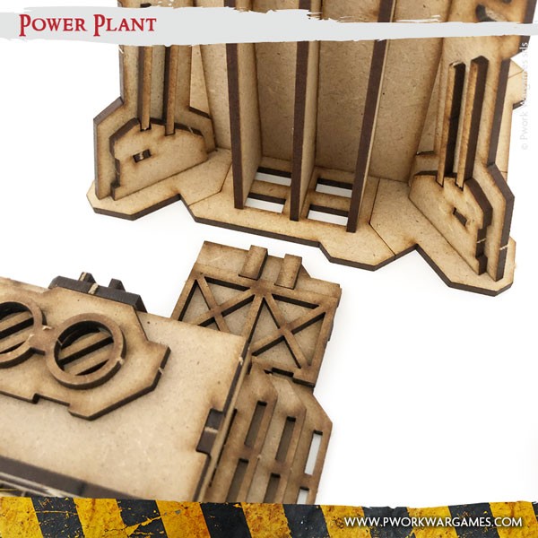 PWork - Power Plant - MDF Terrain Scenery