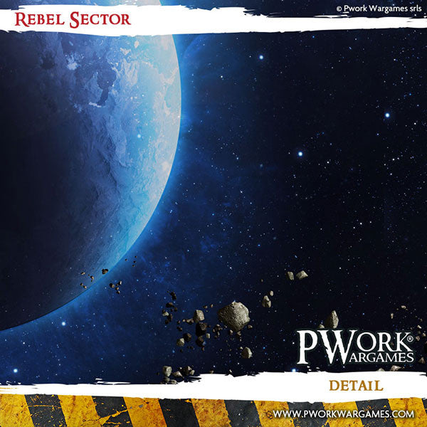 PWork - Rebel Sector - Wargames Terrain Mat - 44X60"